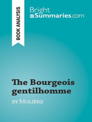 cover image of The Bourgeois gentilhomme